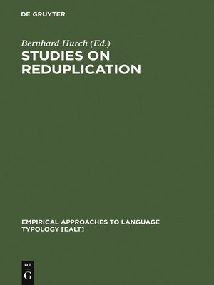 cover image of Studies on Reduplication